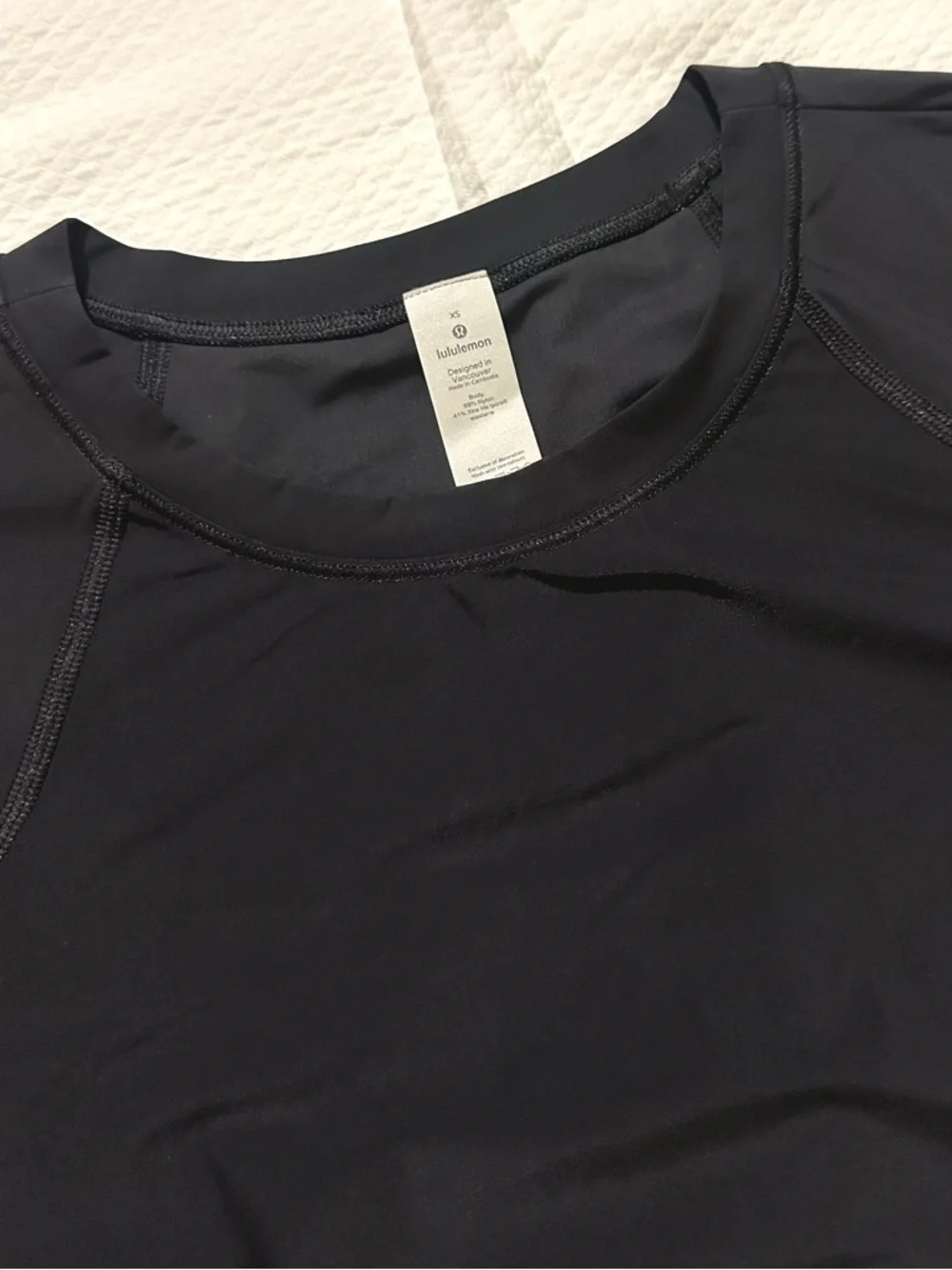 NWOT💕 Lululemon Sun Shelter Long Sleeve Rash Guard - Black XS